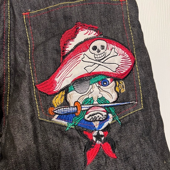 Men’s NWT Ed Hardy Long Denim Shorts - Picture 6 of 9